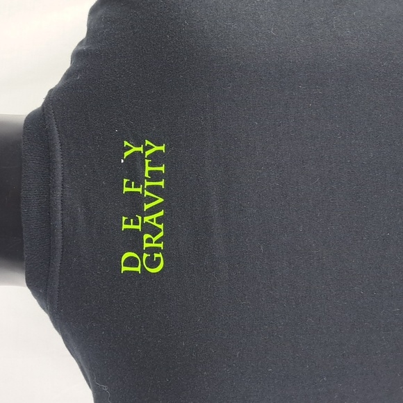 2017 Offical Wicked organic cotton med black & green graphic casual t-shirt - Picture 5 of 5